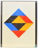 Ohne Titel by Max Bill, 1970, color lithograph, sold Jun 2019