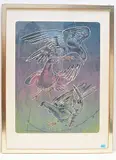 Friede II by Hans Erni, 1986, color lithograph, sold Jun 2019