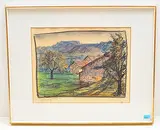 Berglandschaft by Reinhold Kündig, oil, offered Jun 2019