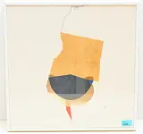 Ohne Titel by Rolf Lehmann, 1993, collage, offered Jun 2019