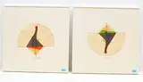 Ohne Titel by Rolf Lehmann, 1993, color aquatint, offered Jun 2019