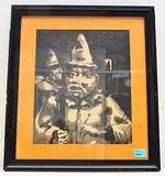 Fassnachtsszene by Johann Robert Schürch, 1930, ink, sold Jun 2019