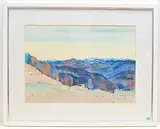 Hörnli by Hans Ruedi Sieber, watercolor, sold Jun 2019