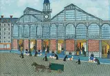 Ancien Marché du Temple by Louis Vivin, oil on canvas, sold Mar 2019