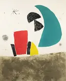 Aus: "Espriu-Miro by Joan Miró, 1975, color etching, sold Mar 2019