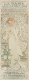 La Dame aux Camelias by Alphonse Mucha, 1896, color lithograph, sold Mar 2019