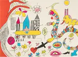Time is money by Niki de Saint Phalle, color screenprint, sold Mar 2019