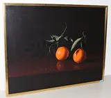 Stilleben mit Mandarinen by P...Fortunato, 1968, oil on canvas, sold Mar 2019