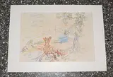Der Fuchs und die sauren Trauben by Oskar Kokoschka, 1952, color lithograph, sold Mar 2019