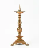 18.Jh by Kleiner Altarleuchter, bronze, sold Mar 2019
