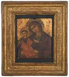 Greco-venezianisch, 18.Jh., mit Ergänzungen by Gottesmutter Hodegetria, tempera, sold Mar 2019