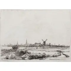 Untitled by Rembrandt Harmensz van Rijn, 2014, etching, sold Jun 2023