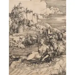 The Sea Monster by Albrecht Durer, 2011, engraving, sold Jun 2023