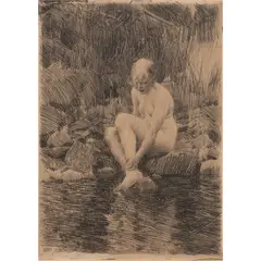 Dagmar by Anders Zorn, 2010, etching on wove paper, sold Jun 2023