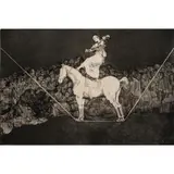 Una Reina del Circo" from "Los Proverbios by Francisco Goya, 2012, etching with aquatint and drypoint, sold Jun 2023