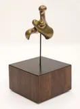 Untitled by Eli Karpel, Bronze Sculpture 7''x3.5''. Biomorphic form, sold Jul 2024