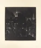 Manhattan Chiaroscuro by William J. Behnken, 2013, Aquatint on Paper, sold Nov 2024