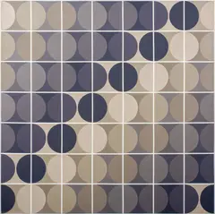 Untitled (Half Circle Grid) by Siri Berg, Acrylic on Canvas, sold Dec 2024