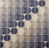 Untitled (Half Circle Grid) by Siri Berg, Acrylic on Canvas, sold Dec 2024