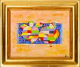 Petit Tapis #2 Timidity by Kayo Lennar, 1998, Oil on Canvas, sold Dec 2024