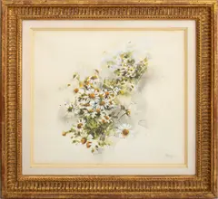 Patch of Daisies by Philip Jamison, Watercolor on Paper, sold Dec 2024