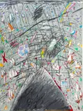 Abstract Composition by Elfi Schuselka, Mixed Media on Paper, sold Dec 2024