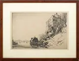Sutton Place by Syd Browne, Etching, sold Dec 2024