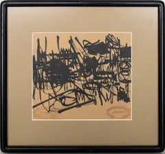 Abstraction by Theo Wolvecamp, Ink on Paper, sold Dec 2024