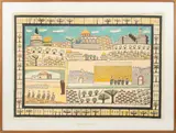 Pray for Peace in Jerusalem by Shalom Moskovitz, Lithograph in Colors, sold Dec 2024