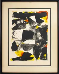 Untitled (Abstraction) by Avigdor Arikha, 1965, Lithograph in Colors, sold Dec 2024