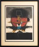 Planet by Tuvia Beeri, Etching in Colors, sold Dec 2024