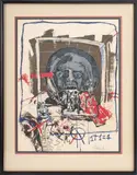 Untitled (Abstract Composition) by Yigal Tumarkin, Lithograph in Colors, sold Dec 2024