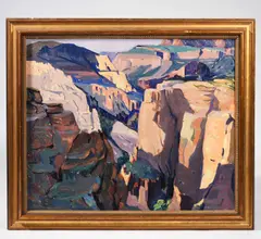 Untitled by John O’Shea, oil on canvas, sold Sep 2020