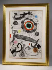 Untitled by Signed Joan Miro, lithograph, sold Sep 2020