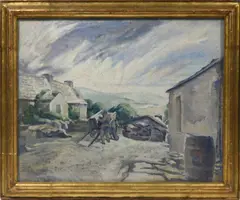 Untitled by Grace V. Kelly, oil on canvas, sold Sep 2020