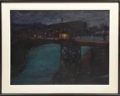 Untitled by Grace V. Kelly, oil on artist’s board, sold Sep 2020
