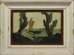 Untitled by Jean Lurçat, oil on board, sold Sep 2020