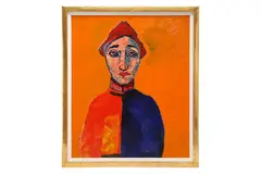 Preview: Roslin Square by Albert Houthuesen, oil on board, offered Mar 2023