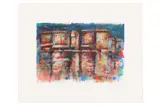 Preview: Roslin Square by Andrew Hood, mixed media on card, offered Mar 2023
