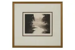 Preview: Roslin Square by Norman Ackroyd, Offset lithograph, offered Mar 2023