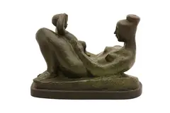 Preview: Barley Mow by Franta Belsky, bronze and Slate, offered Mar 2023
