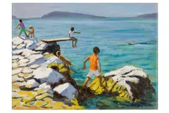 Untitled by Andrew Macara, oil on canvas, offered Mar 2023