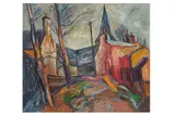 R.h.a. (irish, 1910–1983) by Colin Middleton, oil on canvas, offered Mar 2023