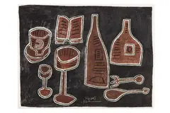Untitled by Paul Rudall, 1994, oil on paper, offered Mar 2023