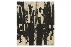 Untitled by Denis Bowen, ink and collage, offered Mar 2023