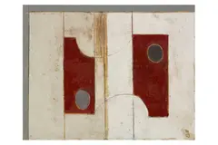Untitled by Tim Woolcock, oil on board, offered Mar 2023
