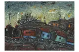 Untitled by Barrington Tabb, oil on board, offered Mar 2023