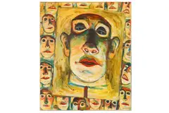 Untitled by Keith McIntyre, oil on canvas, offered Mar 2023