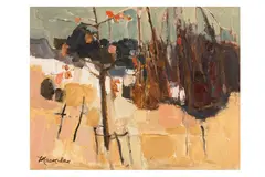 Untitled by Sheila Macmillan, oil on canvas, offered Mar 2023
