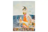 R.a. (british, 1942–2013) by John Bellany, 1987, watercolour and charcoal, offered Mar 2023